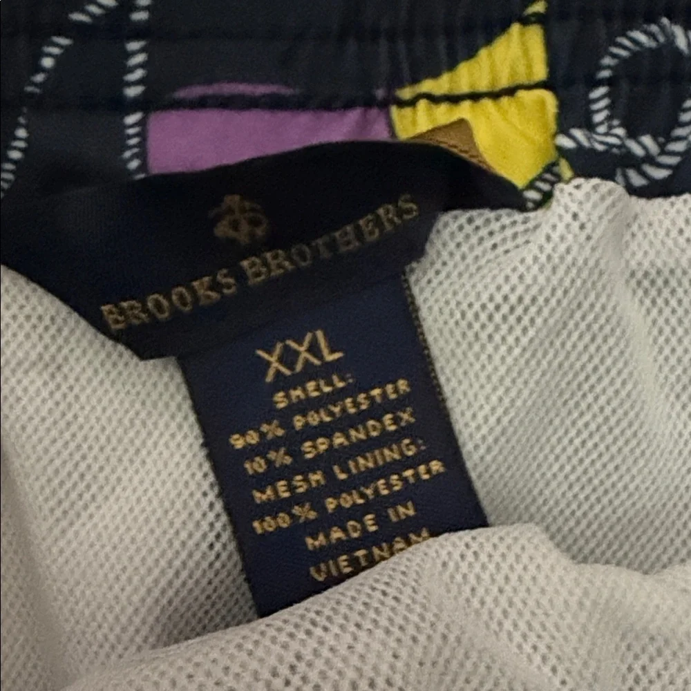 NWT Brooks Brothers Navy Kite swim shorts size XXL
